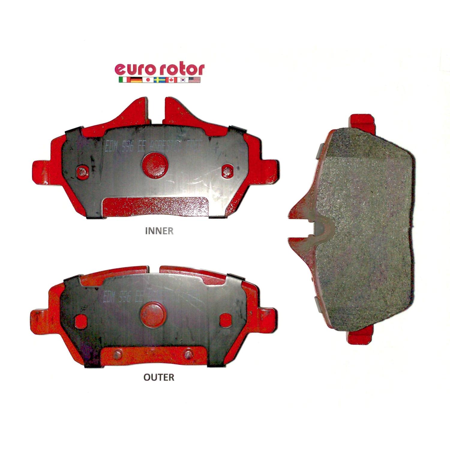 Eurorotor F1D1308H Disc Brake Pad product image 1 of 1