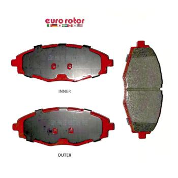 2000 Daewoo Lanos Disc Brake Pad Front Eurorotor F1D1321 image 1 of 1