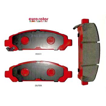 2012 Toyota Venza Disc Brake Pad Front Eurorotor F1D1401H image 1 of 1
