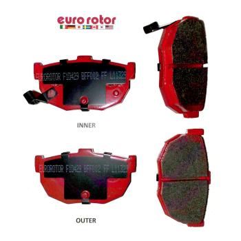 2006 Kia Spectra5 Disc Brake Pad Rear Eurorotor F1D429 image 1 of 1