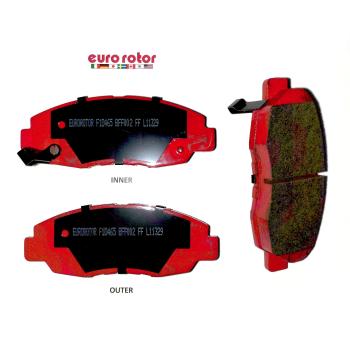 1998 Honda Accord Disc Brake Pad Front Eurorotor F1D465H image 1 of 1