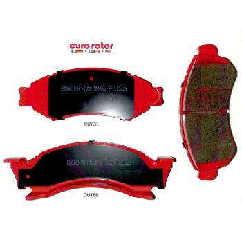 1972 Mercury Montego Disc Brake Pad Front Eurorotor F1D50 image 1 of 1