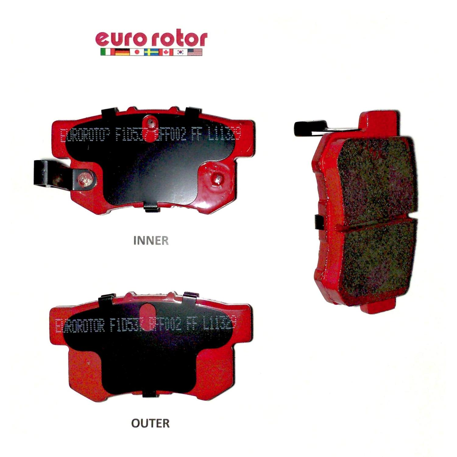 Eurorotor F1D537H Disc Brake Pad product image 1 of 1