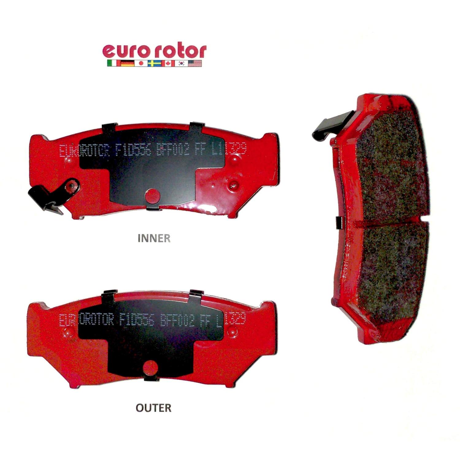 Eurorotor F1D556H Disc Brake Pad product image 1 of 1
