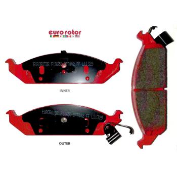 1999 Chrysler Sebring Disc Brake Pad Front Eurorotor F1D650 image 1 of 1