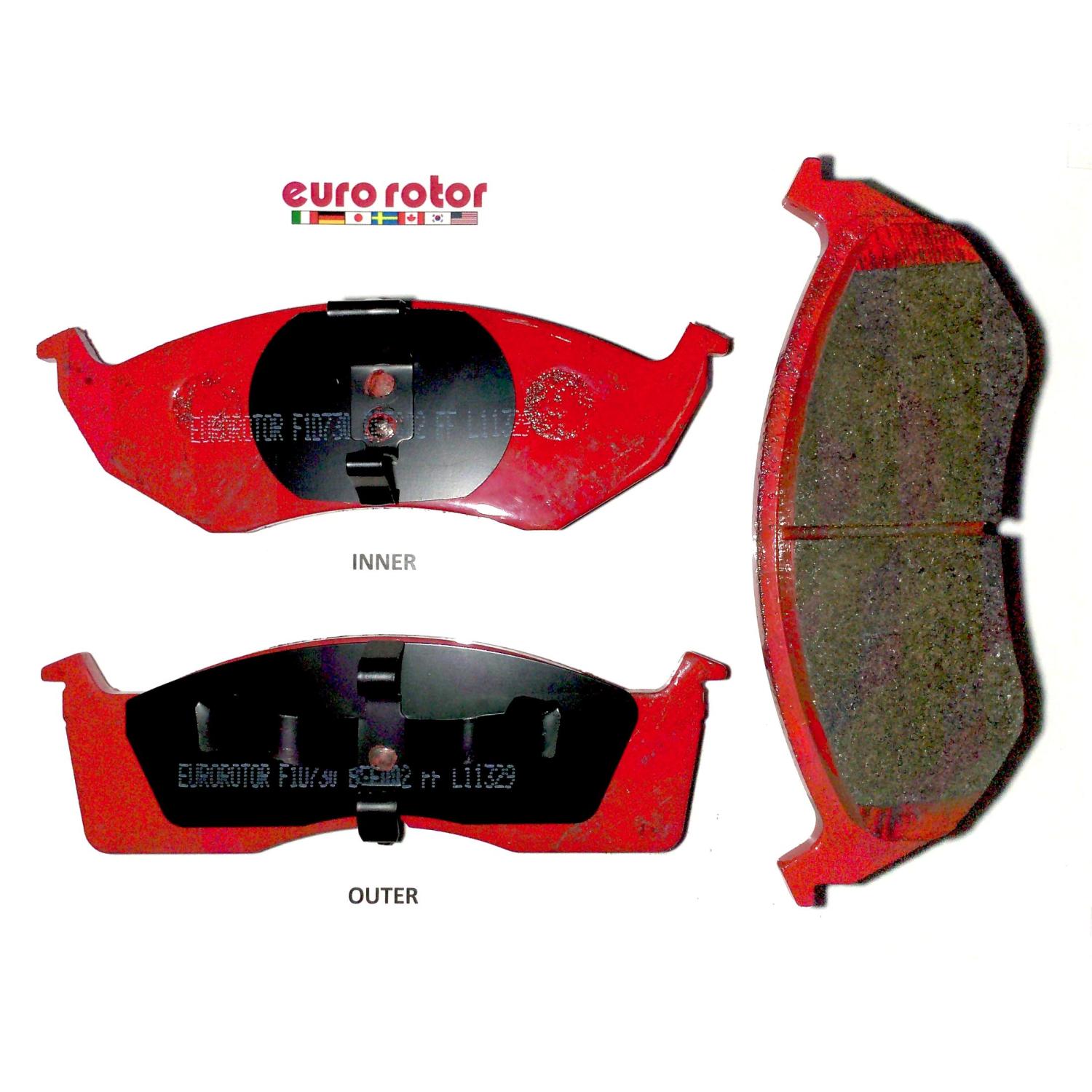 Eurorotor F1D730 Disc Brake Pad product image 1 of 1