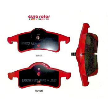 2003 Jeep Grand Cherokee Disc Brake Pad Rear Eurorotor F1D791H image 1 of 1