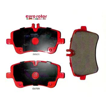 2008 Mercedes-Benz CLK350 Disc Brake Pad Front Eurorotor F1D872H image 1 of 1
