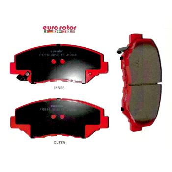 2012 Honda Civic Disc Brake Pad Front Eurorotor F1D914H image 1 of 1