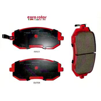2011 Subaru Legacy Disc Brake Pad Front Eurorotor F1D929H image 1 of 1