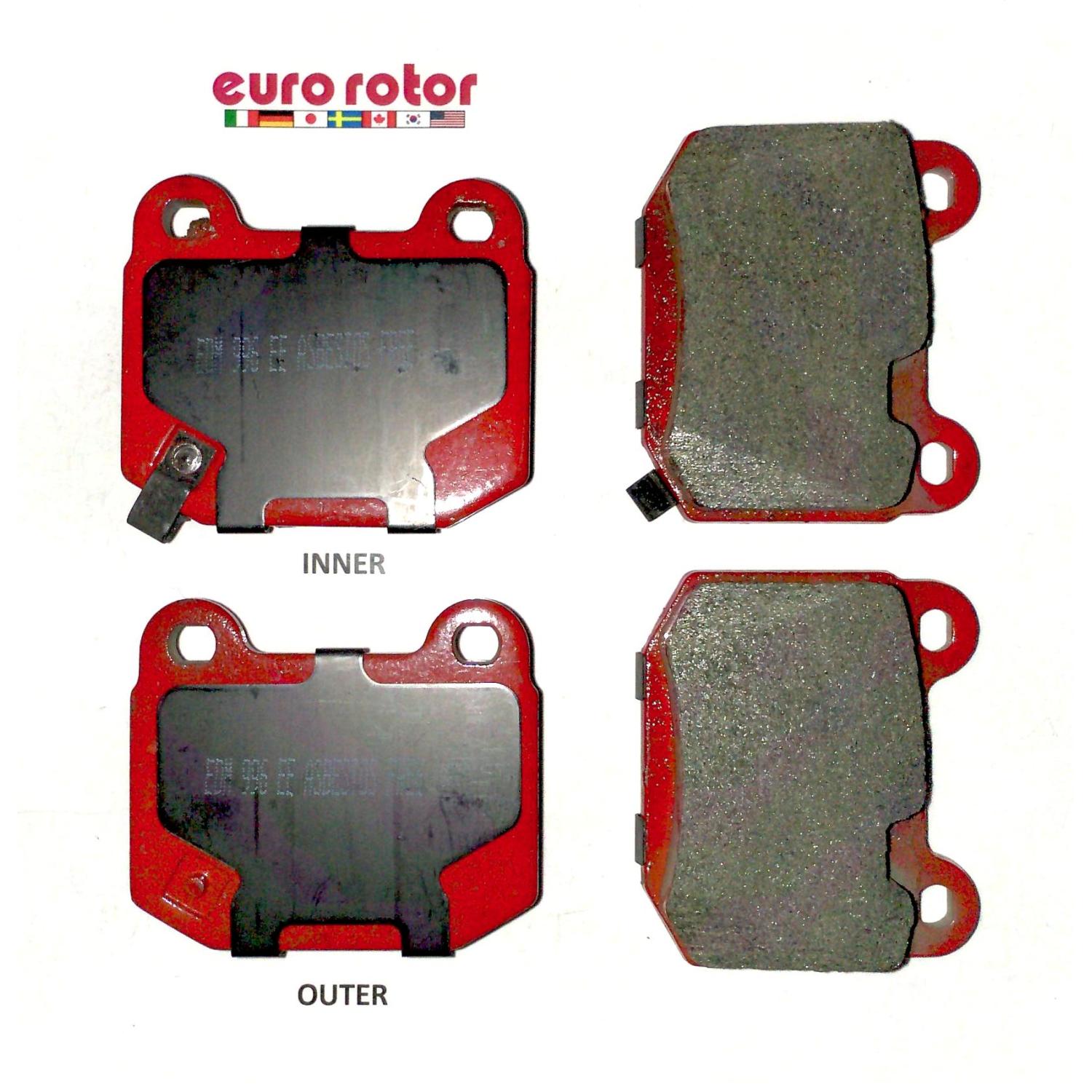 Eurorotor F1D961 Disc Brake Pad product image 1 of 1