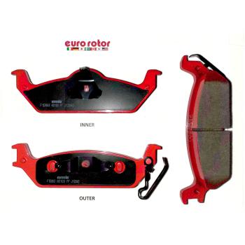 2003 Dodge Dakota Disc Brake Pad Rear Eurorotor F1D963H image 1 of 1