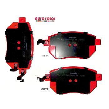 2007 Nissan Maxima Disc Brake Pad Front Eurorotor F1D969H image 1 of 1
