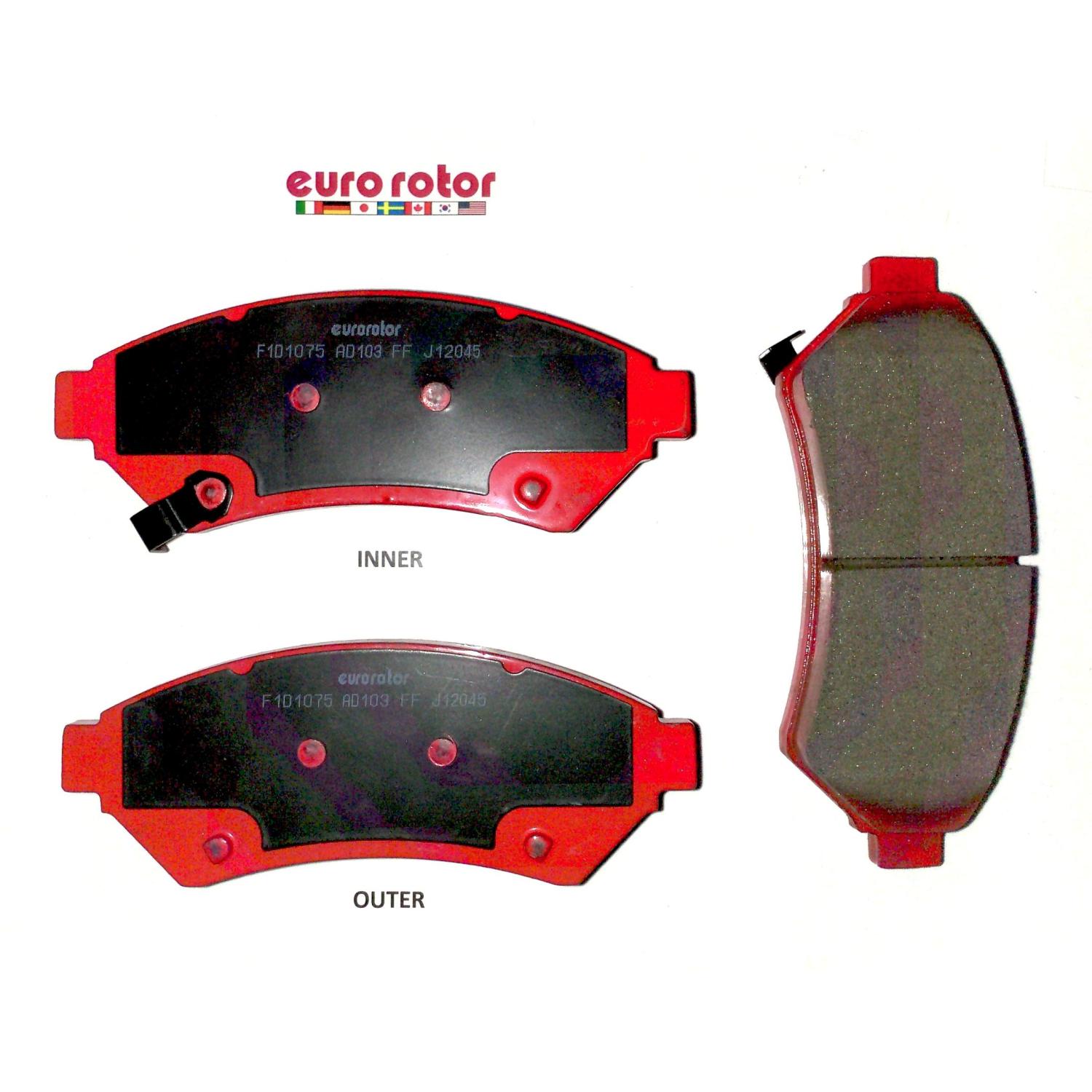Eurorotor ID1075H Disc Brake Pad product image 1 of 1