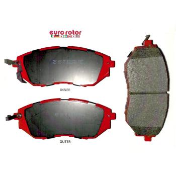 2011 Subaru Legacy Disc Brake Pad Front Eurorotor ID1078H image 1 of 1