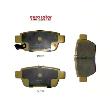 2011 Acura TL Disc Brake Pad Rear Eurorotor ID1103H image 1 of 1