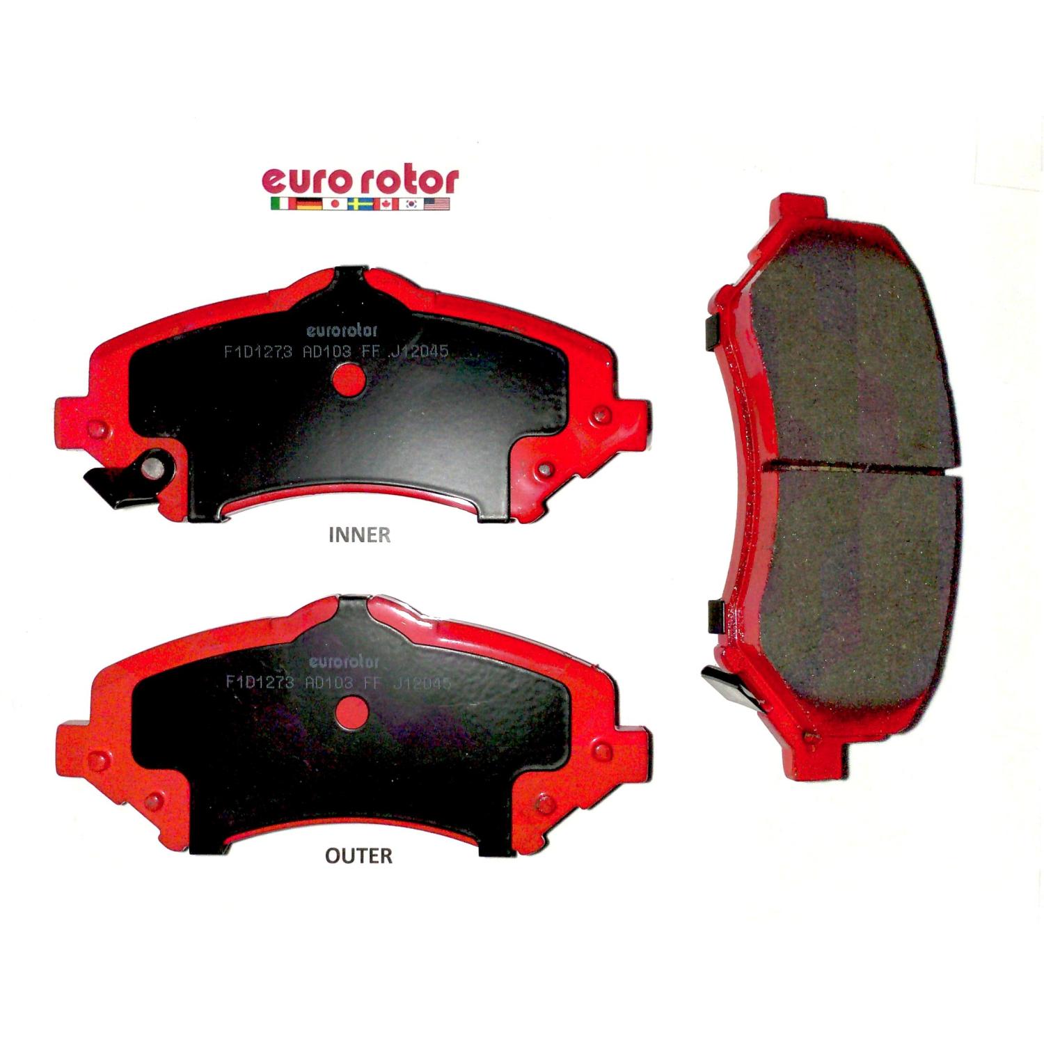 Eurorotor ID1273H - Disc Brake Pad Eurorotor ID1273H Disc Brake Pad product image 1 of 1