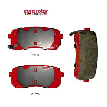 2019 Kia Sedona Disc Brake Pad Rear Eurorotor ID1302H image 1 of 1