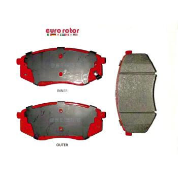 2010 Hyundai Tucson Disc Brake Pad Front Eurorotor ID1447H image 1 of 1