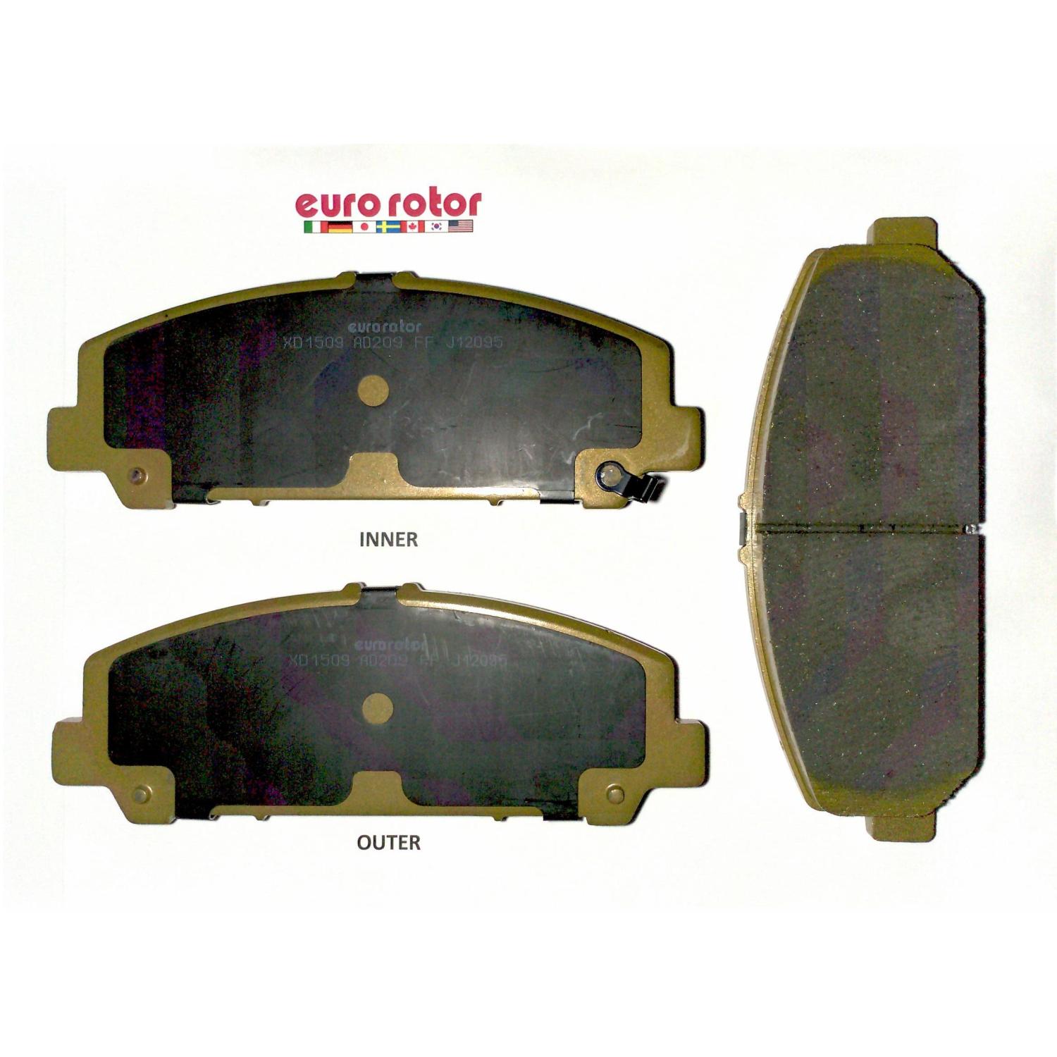 Eurorotor ID1509H Disc Brake Pad product image 1 of 1