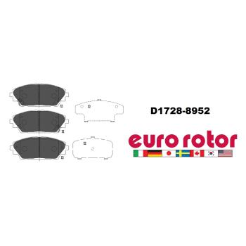 2016 Mazda 3 Sport Disc Brake Pad Front Eurorotor ID1728H image 1 of 1