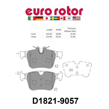 2023 Land Rover Range Rover Evoque Disc Brake Pad