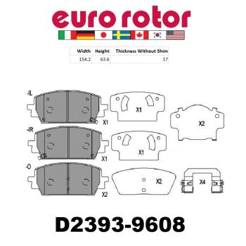 2023 Genesis GV60 Disc Brake Pad
