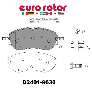 2023 Audi Q4 e-tron Disc Brake Pad