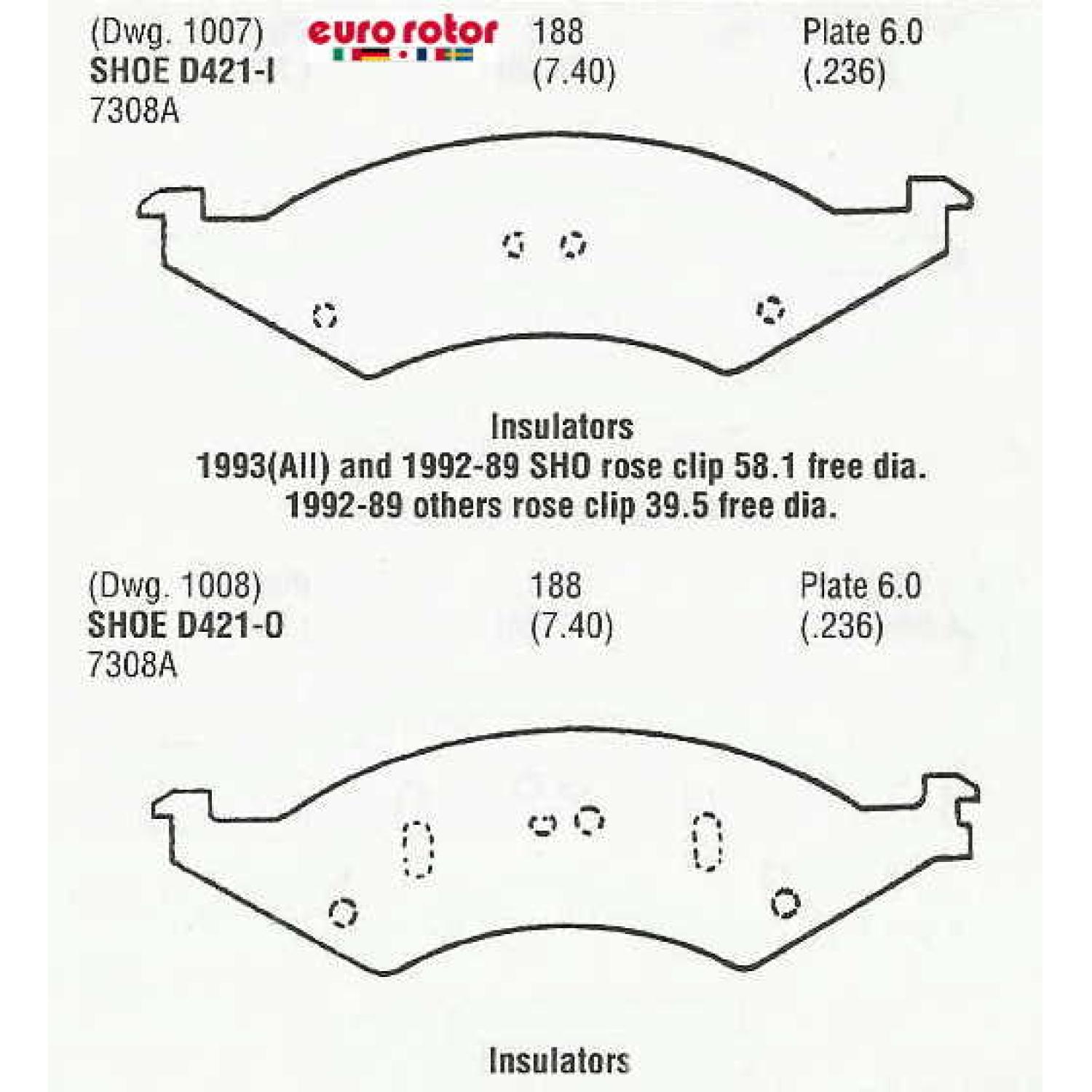 Eurorotor ID421 - Disc Brake Pad Eurorotor ID421 Disc Brake Pad product image 1 of 1