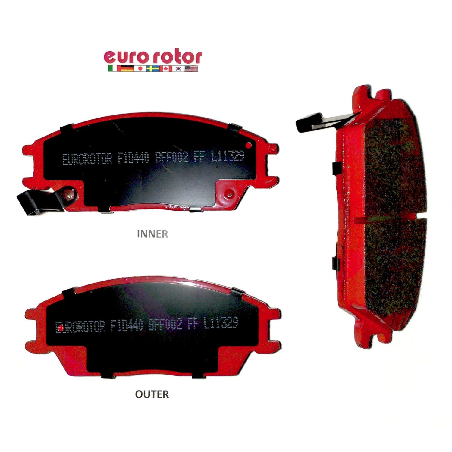 Eurorotor ID440H - Disc Brake Pad Eurorotor ID440H Disc Brake Pad product image 1 of 1