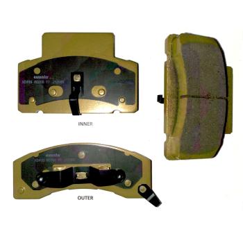 1998 GMC C3500 Disc Brake Pad Front Eurorotor ID459 image 1 of 1