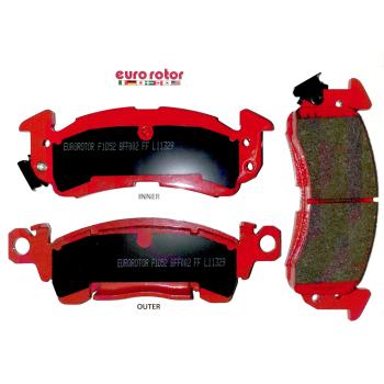 1981 Pontiac Firebird Disc Brake Pad Front Eurorotor ID52 image 1 of 1