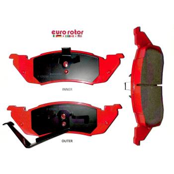 1998 Dodge Dakota Disc Brake Pad Front Eurorotor ID529A image 1 of 1