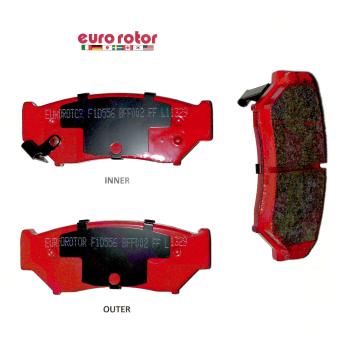 1996 Geo Tracker Disc Brake Pad Front Eurorotor ID556 image 1 of 1