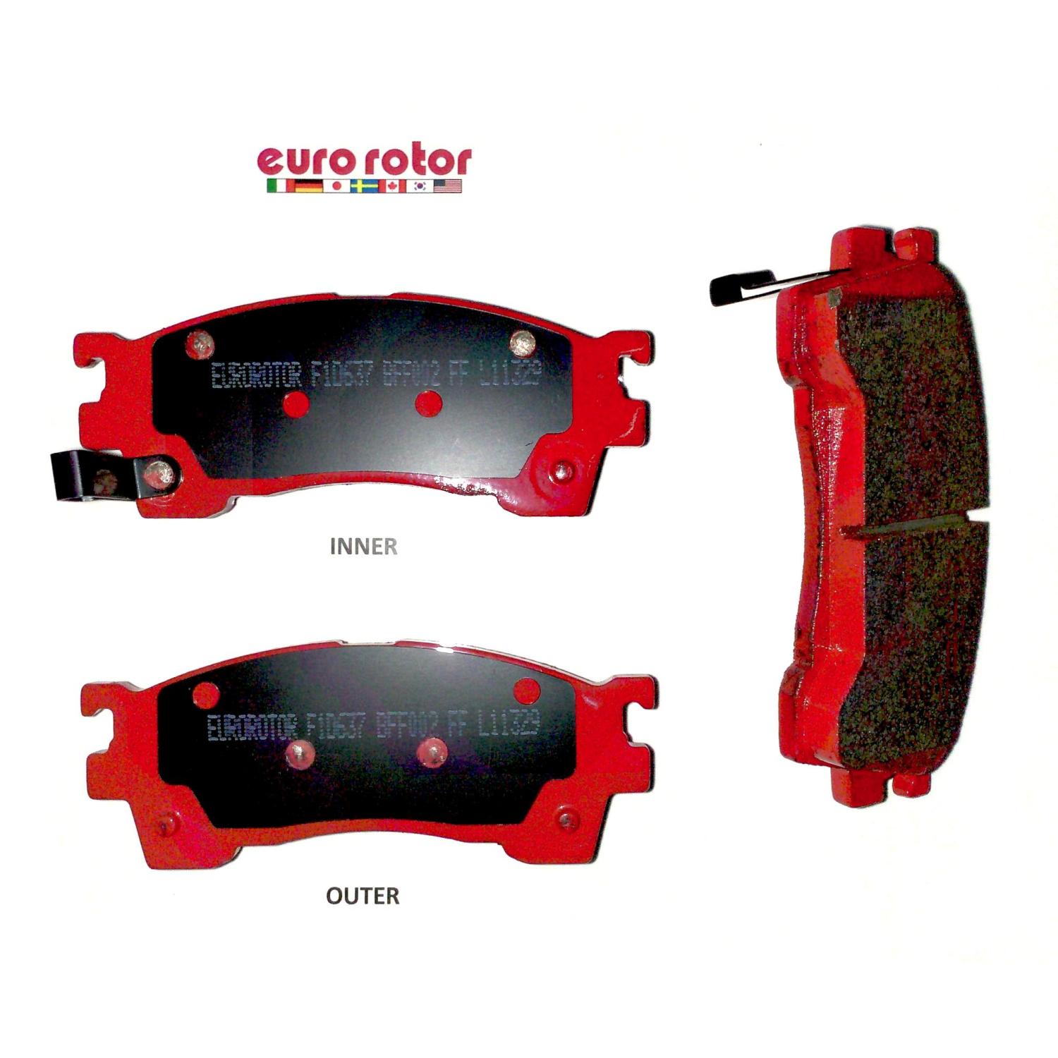 Eurorotor ID637H Disc Brake Pad product image 1 of 1