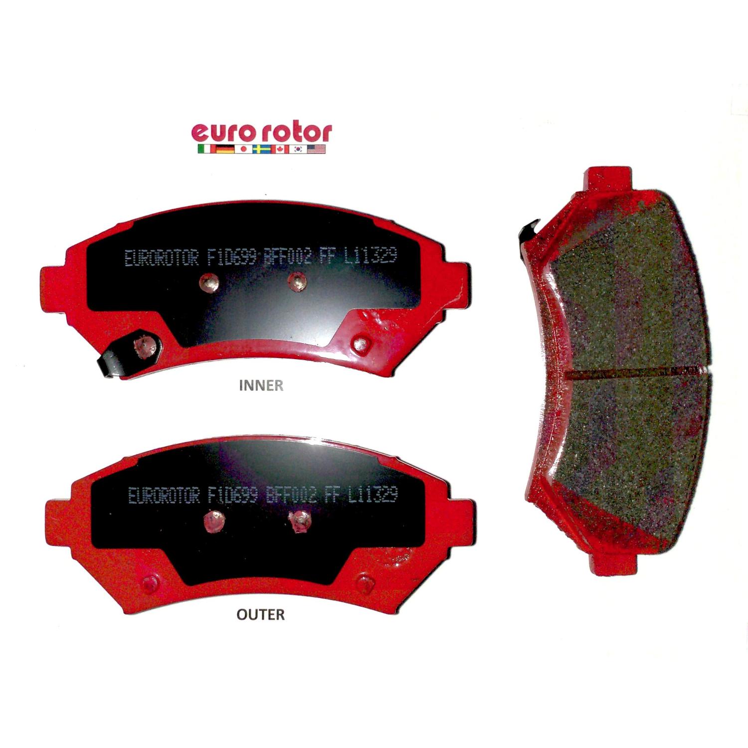 Eurorotor ID699H - Disc Brake Pad Eurorotor ID699H Disc Brake Pad product image 1 of 1