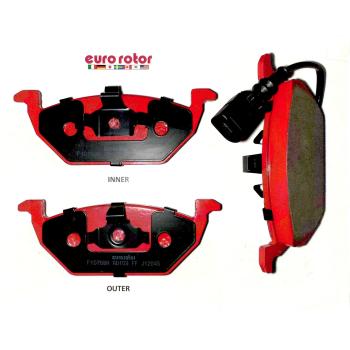 2007 Volkswagen Jetta Disc Brake Pad Front Eurorotor ID768A image 1 of 1