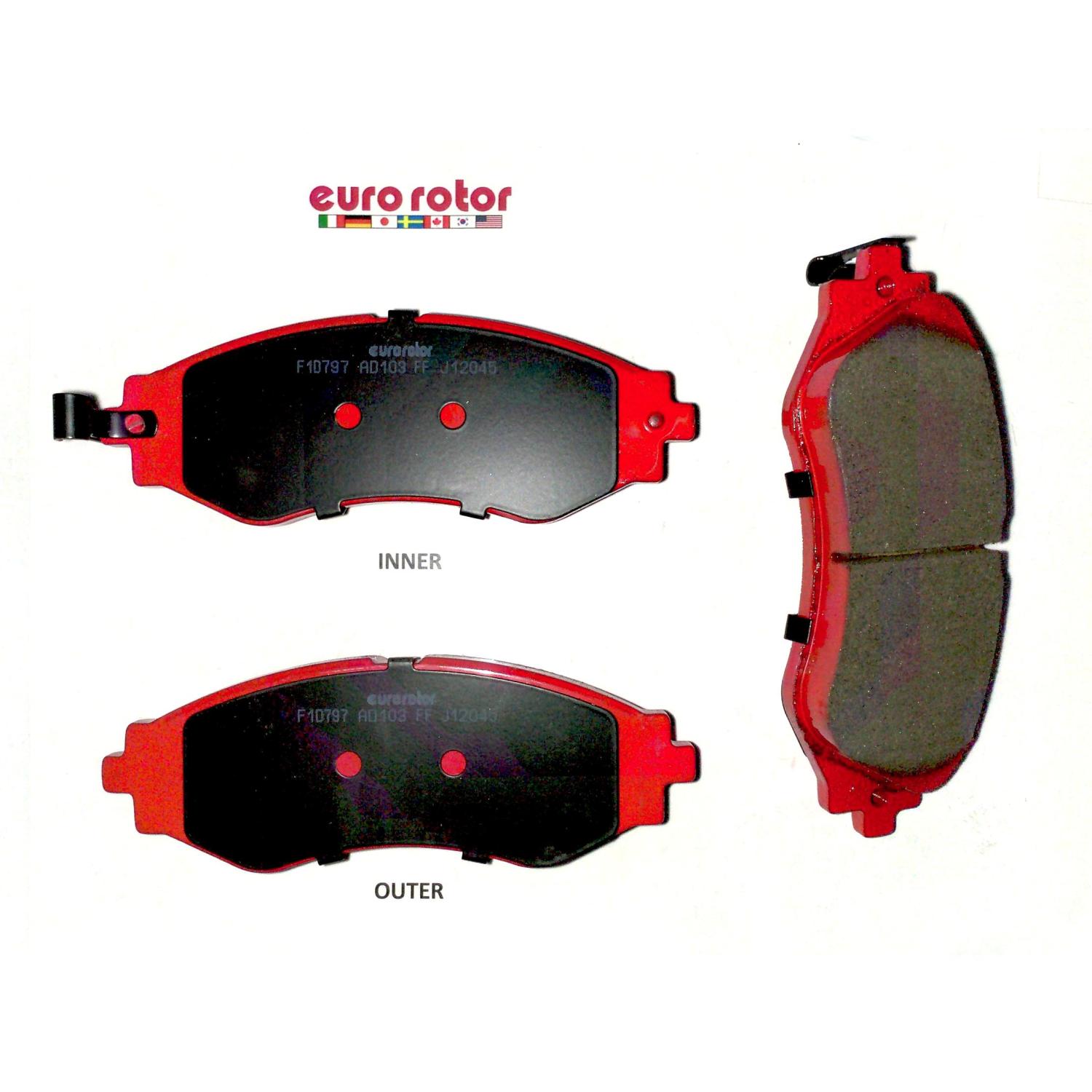 Eurorotor ID797H - Disc Brake Pad Eurorotor ID797H Disc Brake Pad product image 1 of 1