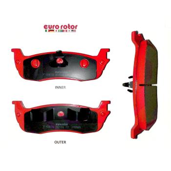1998 Lincoln Navigator Disc Brake Pad Rear Eurorotor ID879 image 1 of 1