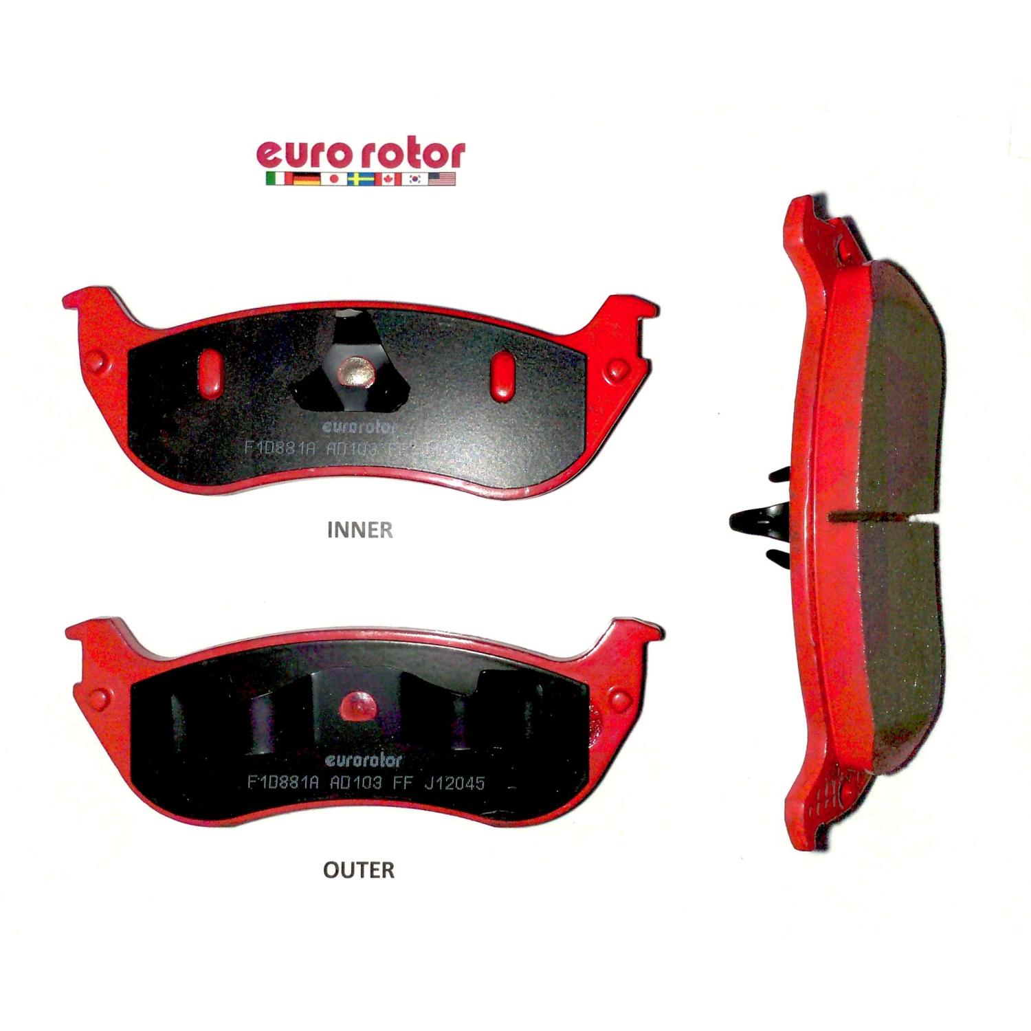 Eurorotor ID881A - Disc Brake Pad Eurorotor ID881A Disc Brake Pad product image 1 of 1