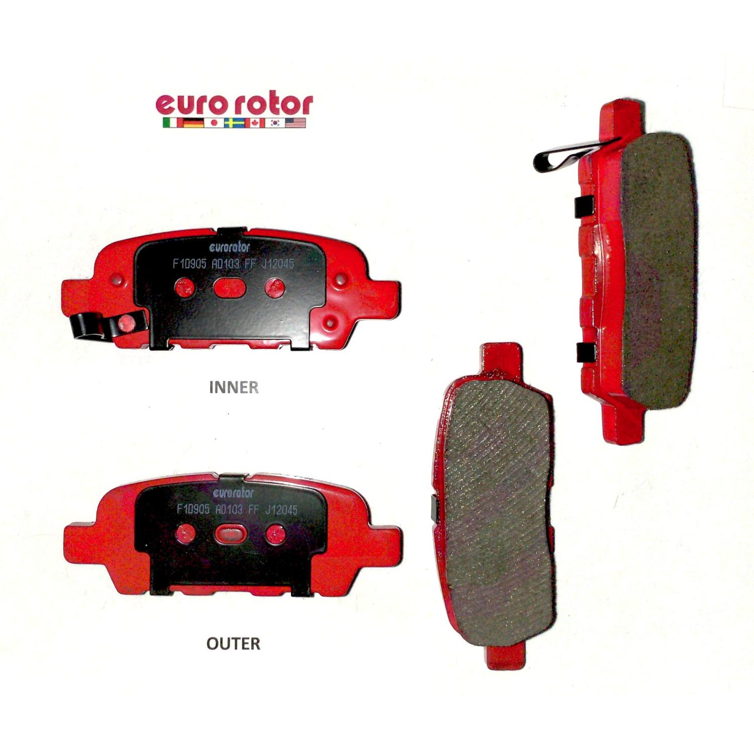 Eurorotor ID905H Disc Brake Pad product image 1 of 1