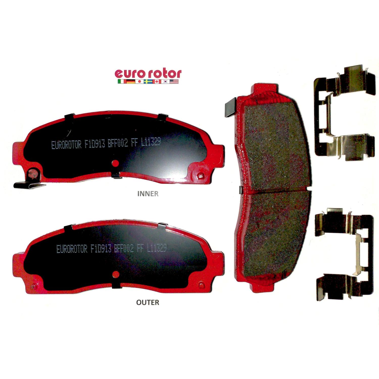 Eurorotor ID913H Disc Brake Pad product image 1 of 1