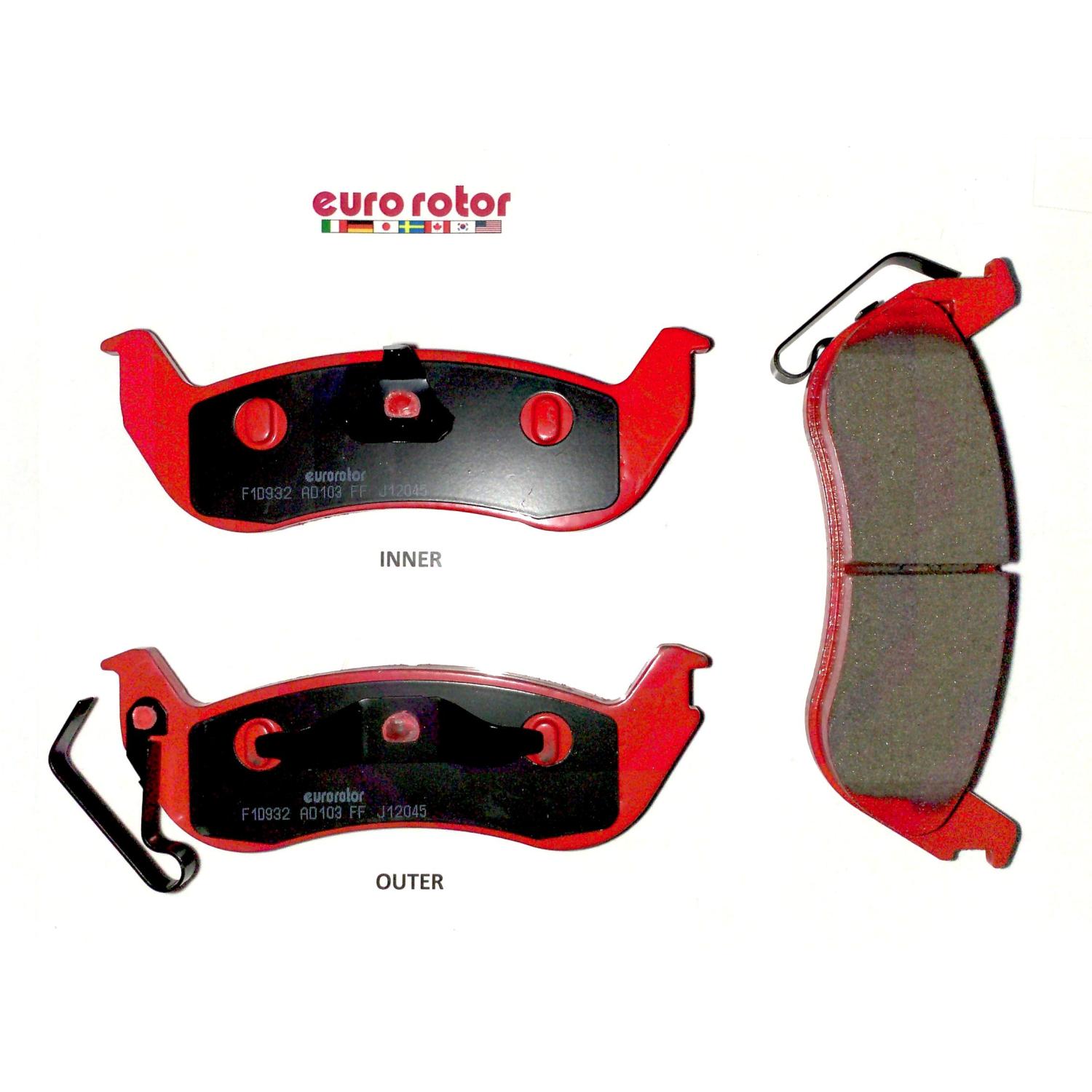 Eurorotor ID932H Disc Brake Pad product image 1 of 1