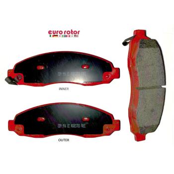 2003 Dodge Dakota Disc Brake Pad Front Eurorotor ID962H image 1 of 1