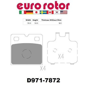 2005 Jaguar S-Type Parking Brake Pad Set
