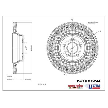 2010 Mercedes-Benz CLS63 AMG Disc Brake Rotor