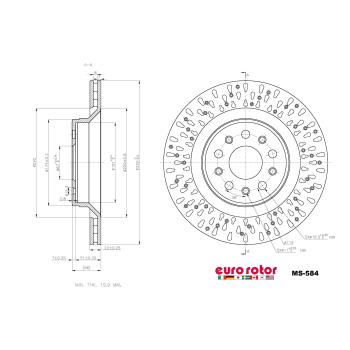 2019 Maserati Ghibli Disc Brake Rotor