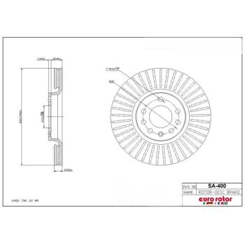 2009 Saturn Astra Disc Brake Rotor