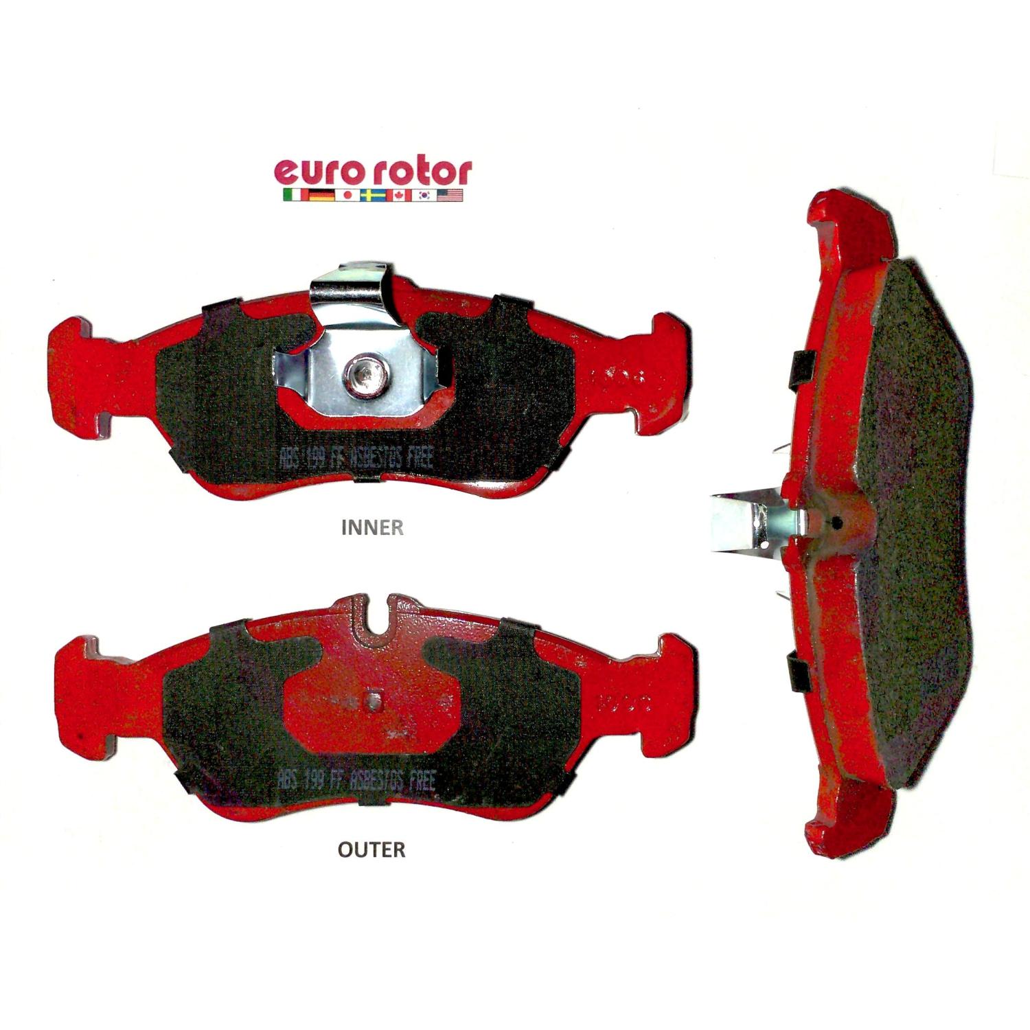 Eurorotor XD1006H Disc Brake Pad product image 1 of 1
