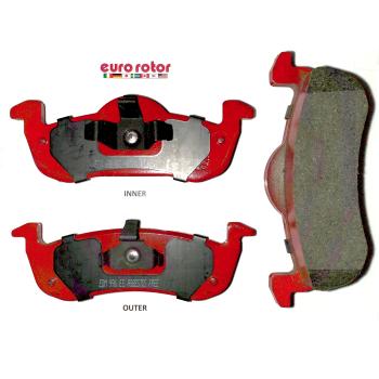 2019 Ford Expedition Disc Brake Pad Rear Eurorotor XD1279 image 1 of 1